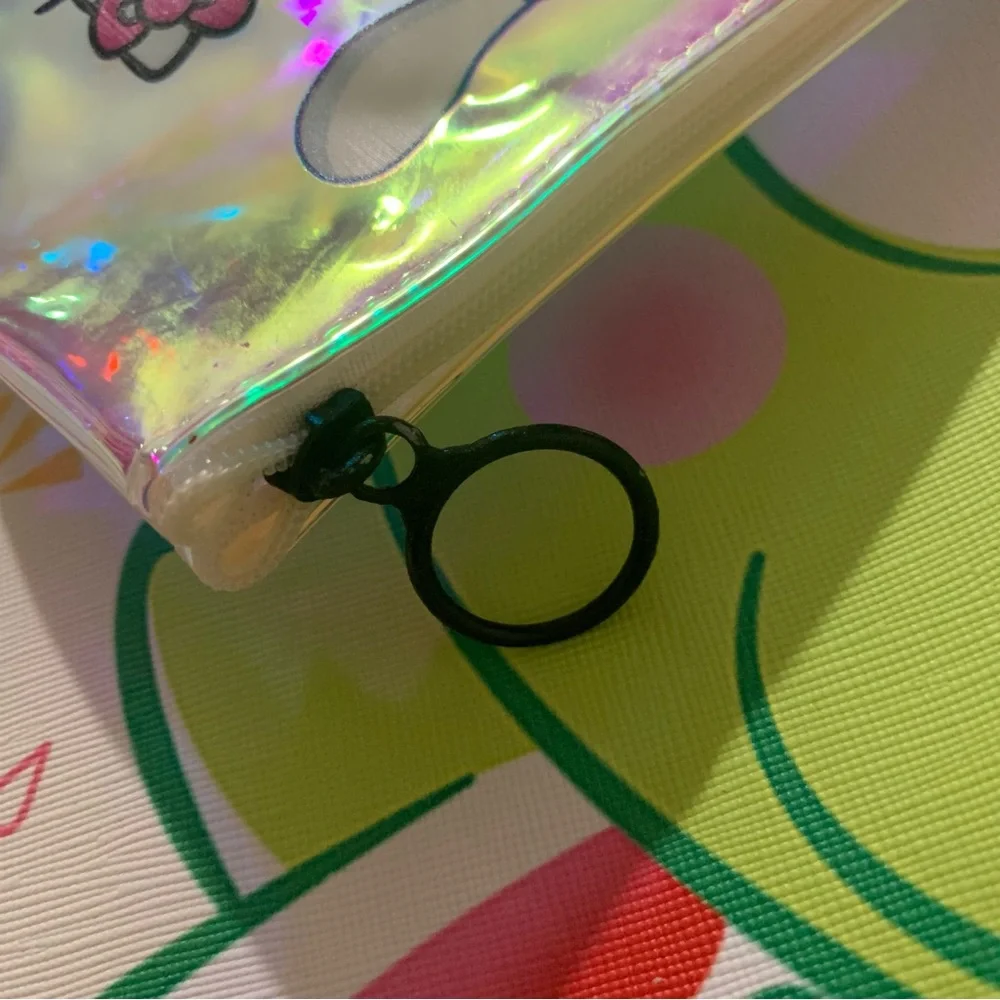 Sanrio Characters Holographic Clear Zip Pencil Pouch